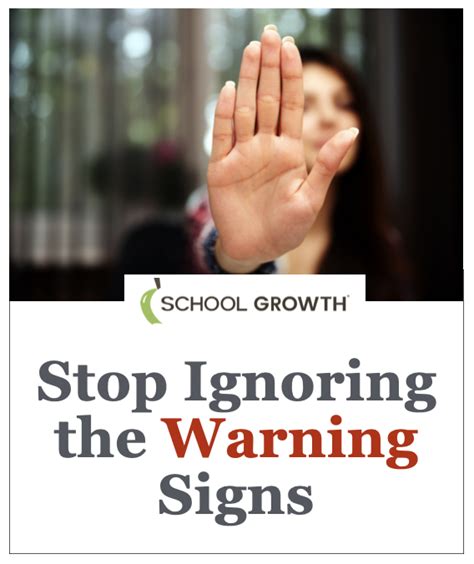 The Dangers of Ignoring Warning Signs in Your Life